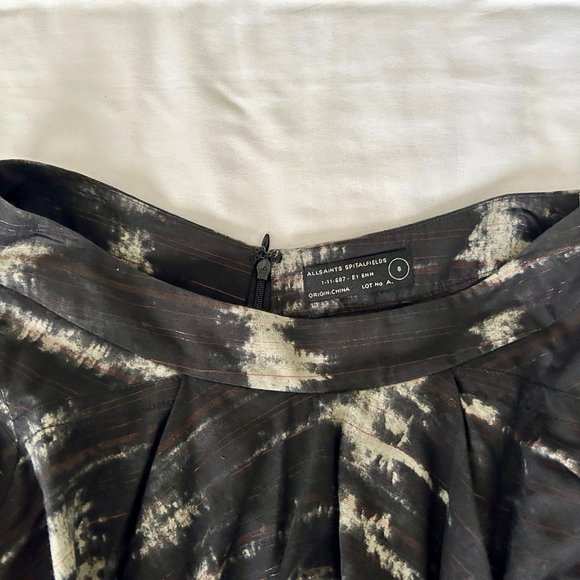 All Saints Heather Black Metallic Steampunk - Rare Find! - Picture 3 of 4